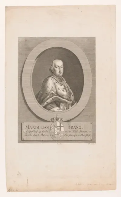 Portret van Maximiliaan Franz