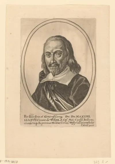 Portret van Maximiliaan graaf van Wahl