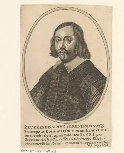 Portret van Maximiliaan Hendrik van Beieren