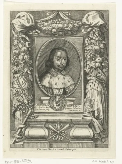 Portret van Maximiliaan Hendrik van Beieren
