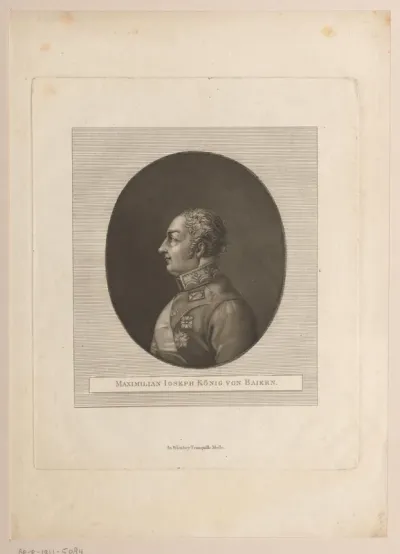 Portret van Maximiliaan I Jozef van Beieren