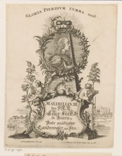 Portret van Maximiliaan III Jozef van Beieren