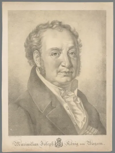 Portret van Maximiliaan Jozef I, koning van Beieren