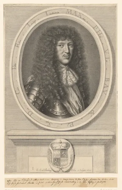 Portret van Maximiliaan Philipp van Beieren