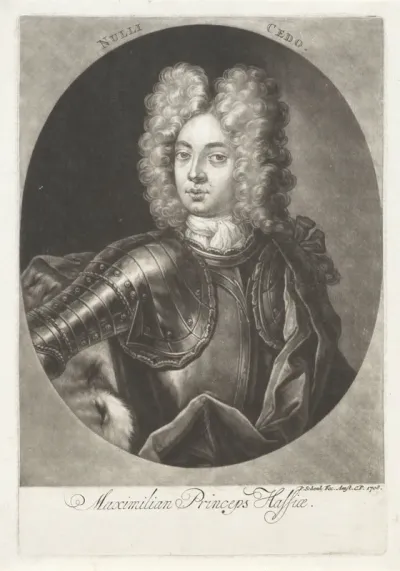 Portret van Maximiliaan van Hessen-Kassel