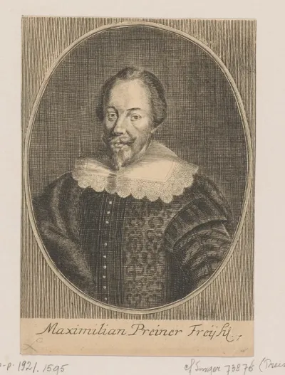 Portret van Maximilian Breuner Freiherr von Stübing