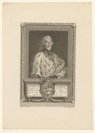 Portret van Maximilian Friedrich, Reichsgraf von Königseck-Rothenfels