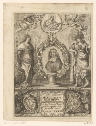 Portret van Maximilian Gandolf von Kuenburg