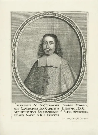 Portret van Maximilian Gandolph graaf van Kuenburg