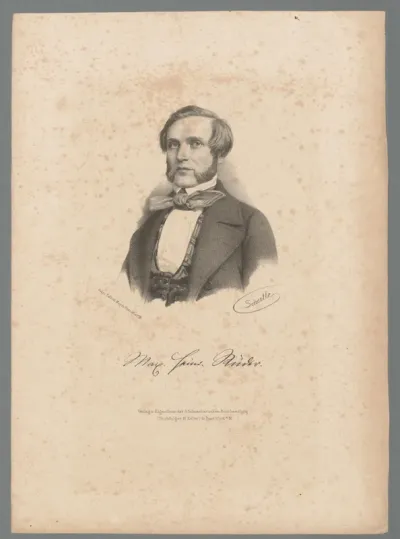 Portret van Maximilian Heinrich Rüder