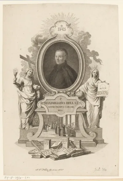 Portret van Maximilian Hell