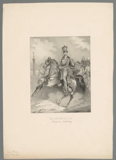 Portret van Maximilian Herzog von Leuchtenberg