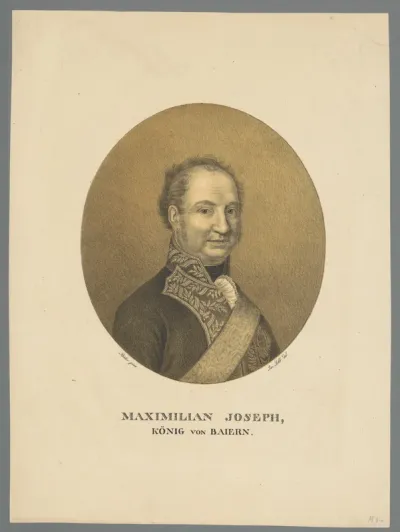 Portret van Maximilian Joseph I, keurvorst van Beieren