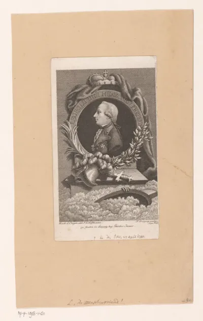 Portret van Maximilian Julius Leopold von Braunschweig-Wolfenbüttel
