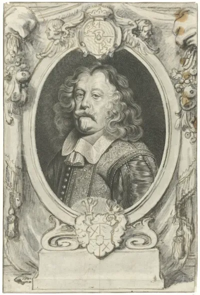 Portret van Maximilian Kurtz von Senftenau