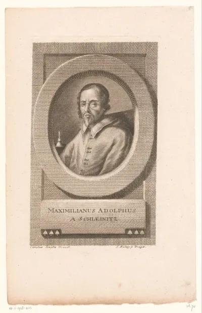 Portret van Maximilian Rudolf Schleinitz