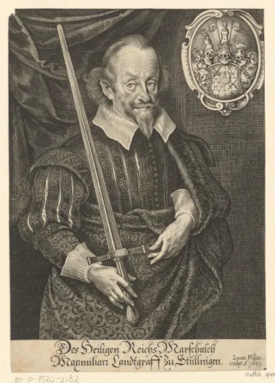 Portret van Maximilian von Pappenheim