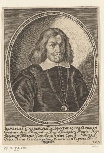 Portret van Maximilian von Trauttmansdorff
