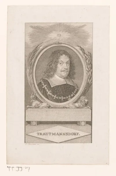 Portret van Maximilian von und zu Trauttmansdorff