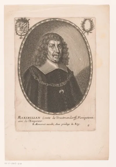Portret van Maximilian von und zu Trauttmansdorff