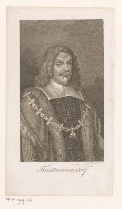Portret van Maximilian von und zu Trauttmansdorff