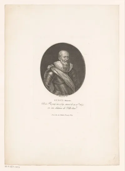 Portret van Maximilien de Bethune, hertog van Sully
