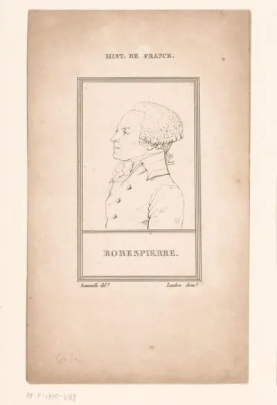 Portret van Maximilien de Robespierre