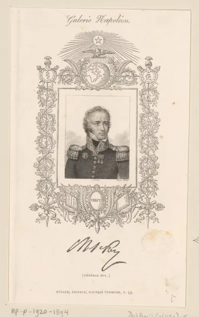 Portret van Maximilien Sebastian Foy
