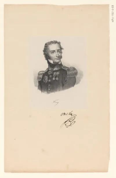 Portret van Maximilien Sébastien Foy