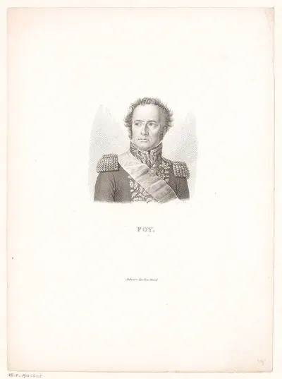 Portret van Maximilien Sébastien Foy