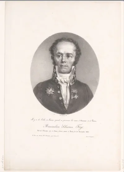 Portret van Maximilien Sébastien Foy