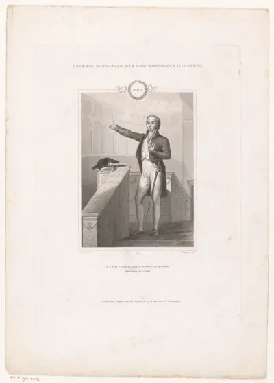 Portret van Maximilien Sébastien Foy