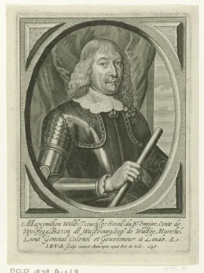 Portret van Maximilien Trouchses