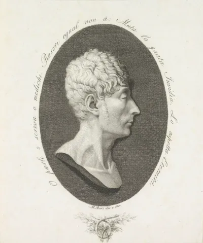 Portret van medicus Giovanni Rasori