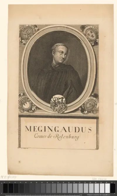 Portret van Megingoz van Würzburg