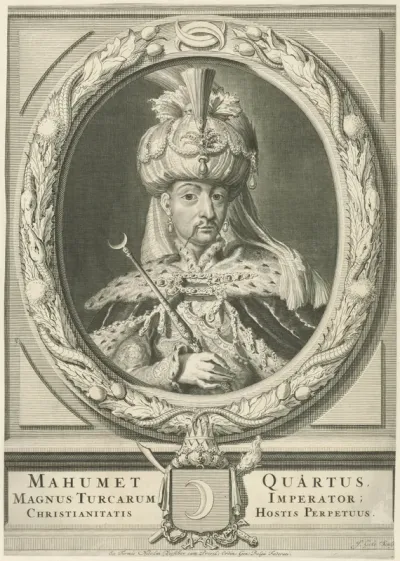 Portret van Mehmet IV, sultan van het Ottomaanse Rijk