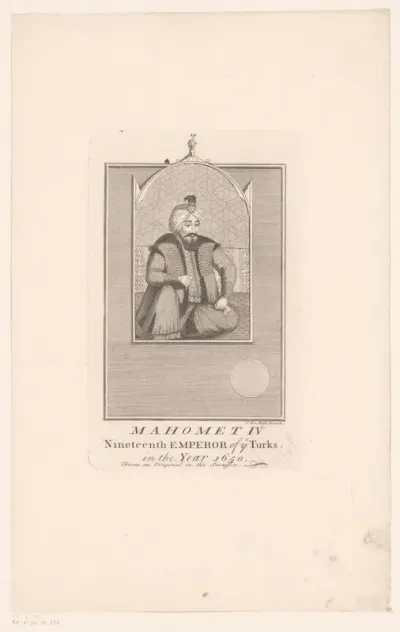 Portret van Mehmet IV