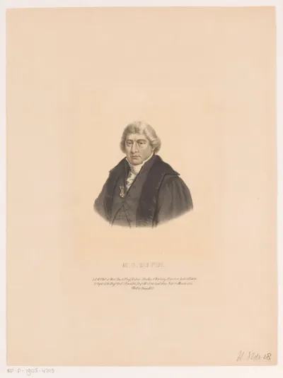 Portret van Meinardus Simon du Pui