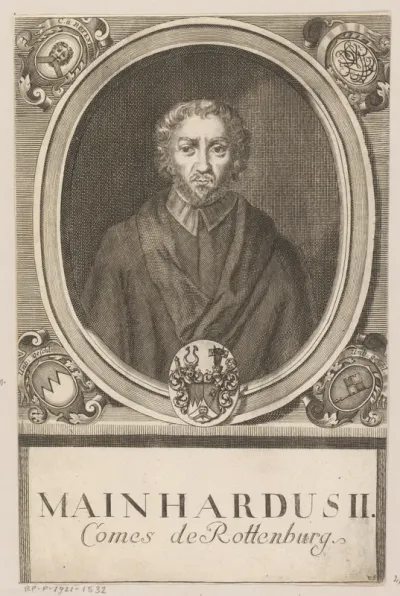 Portret van Meinhard II, bisschop van Würzburg