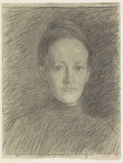 Portret van mejuffrouw C.J. Veth