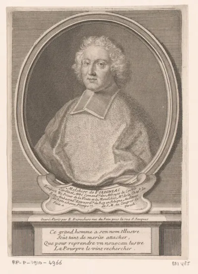 Portret van Melchior de Polignac
