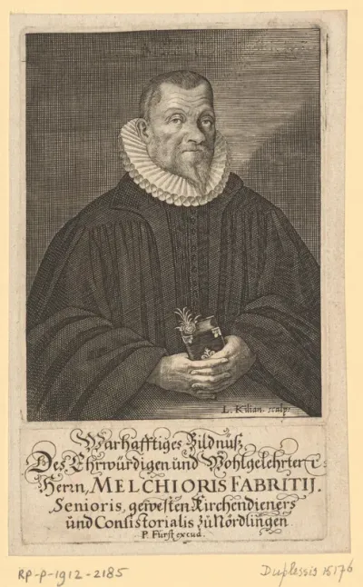 Portret van Melchior Fabricius