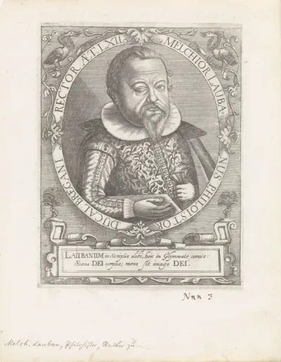 Portret van Melchior Laubanus