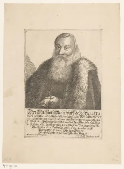 Portret van Melchior Maag