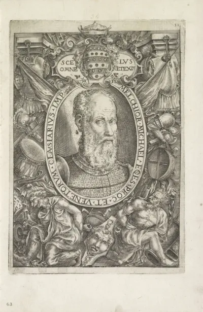 Portret van Melchior Michiel, admiraal van de Venetiaanse vloot