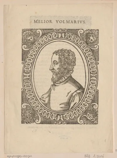 Portret van Melchior Rufus Volmar