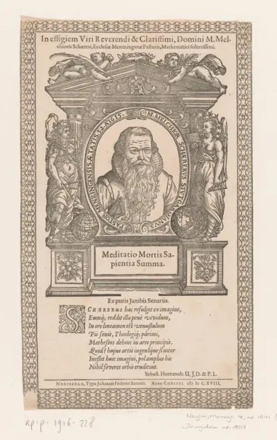 Portret van Melchior Schärer