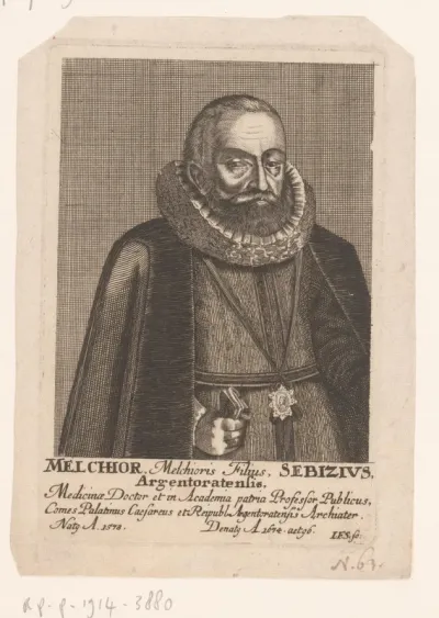 Portret van Melchior Sebizius