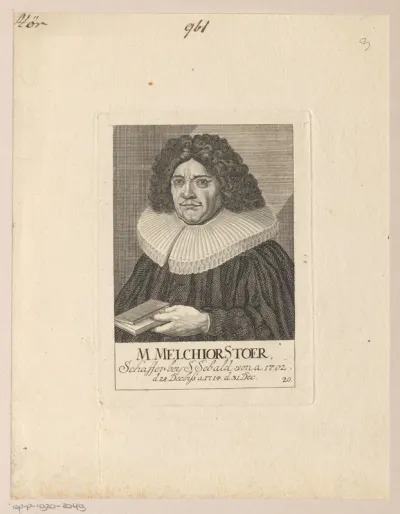 Portret van Melchior Stör
