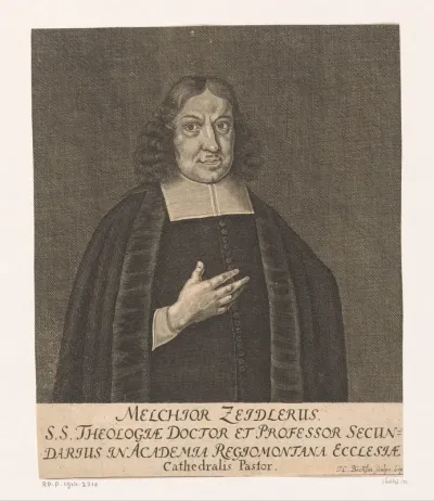 Portret van Melchior Zeidler